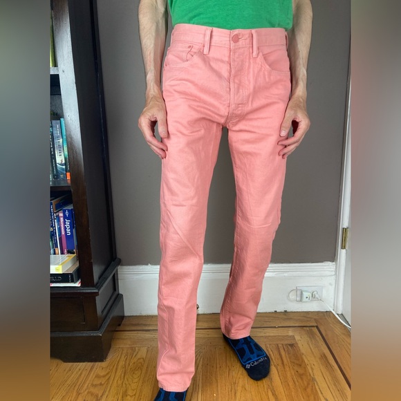 Pink Levi’s 501s Buttonfly - NWOT - 32/34 - Picture 11 of 15